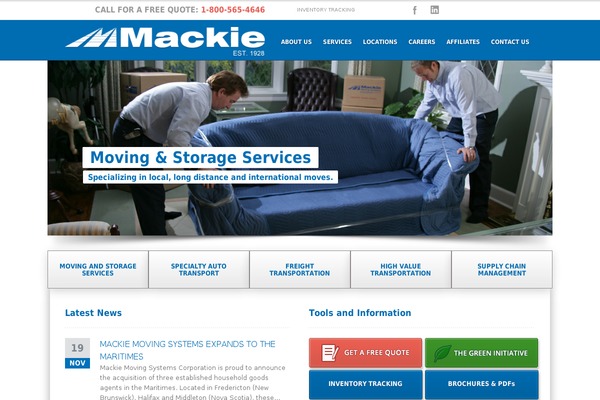 mackiegroup.com site used Mackie