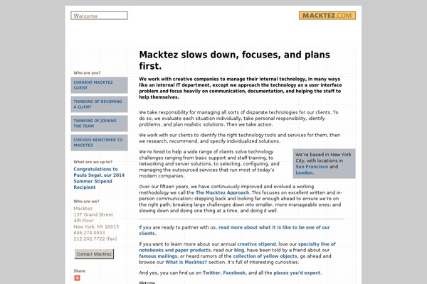 macktez.com site used Macktez-2011