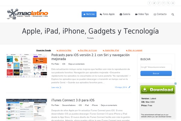 WordPress website example screenshot