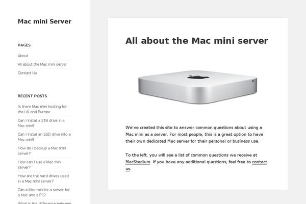 Twenty Fifteen theme site design template sample