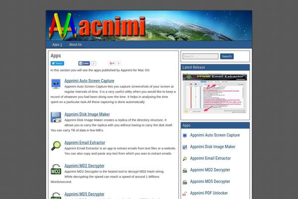 WordPress website example screenshot