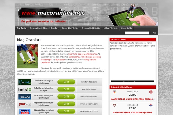 macoranlari.net site used Footballclub-2.4.2