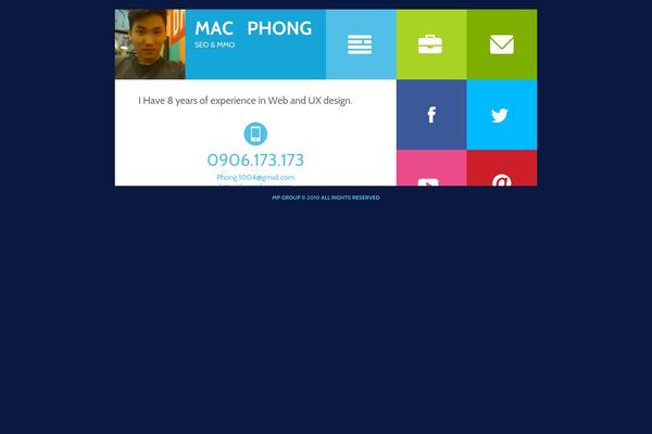 macphong.com site used Flatcv