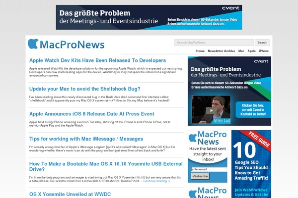macpronews.com site used Macpronews
