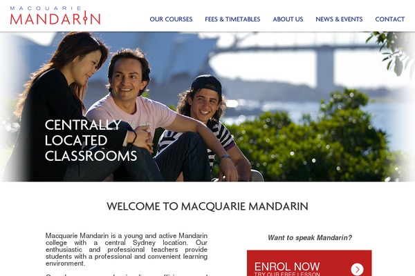 macquariemandarin.com.au site used Mandarin