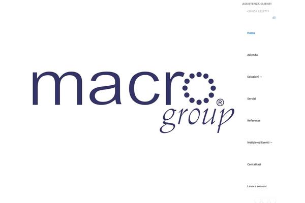 macrogroup.it site used Macro-group