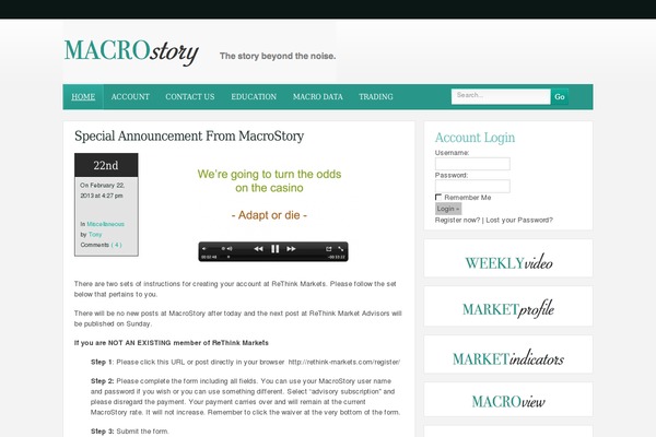 macrostory.com site used Cleanone