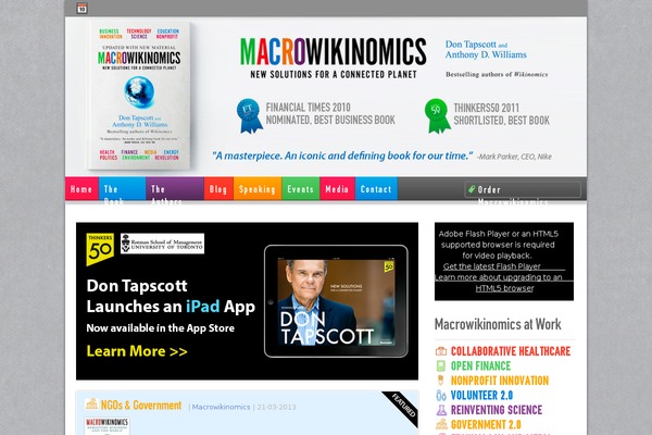 macrowikinomics.com site used Macrowikinomics