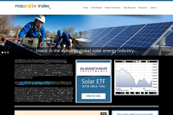 macsolarindex.com site used Macsolar
