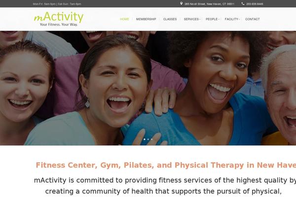 Divi theme site design template sample