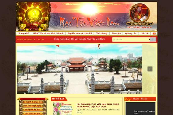 mactoc.com site used Bictweb.vn