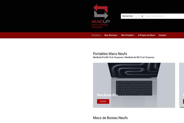 macup.fr site used Nozama