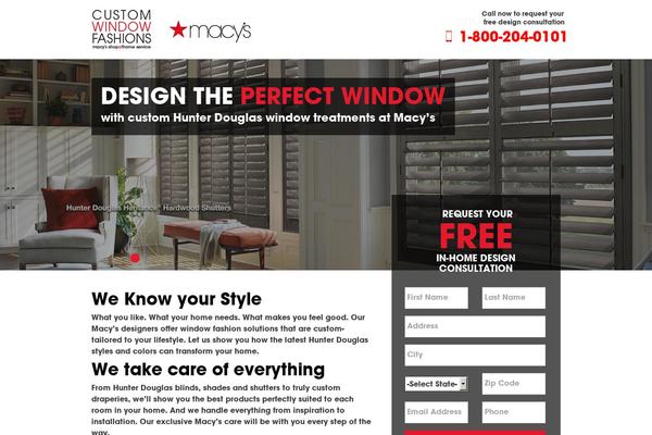 macysshopathome.com site used Macys