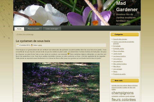 mad-gardener.net site used Madgardener