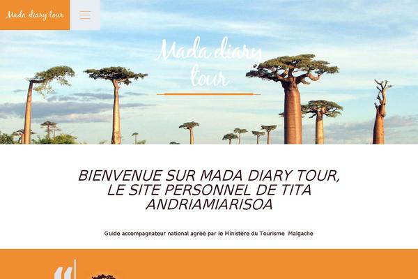 mada-diary-tour.com site used Wordie
