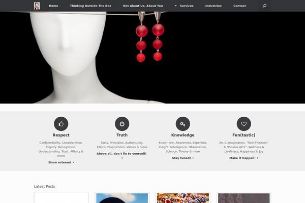 WordPress website example screenshot