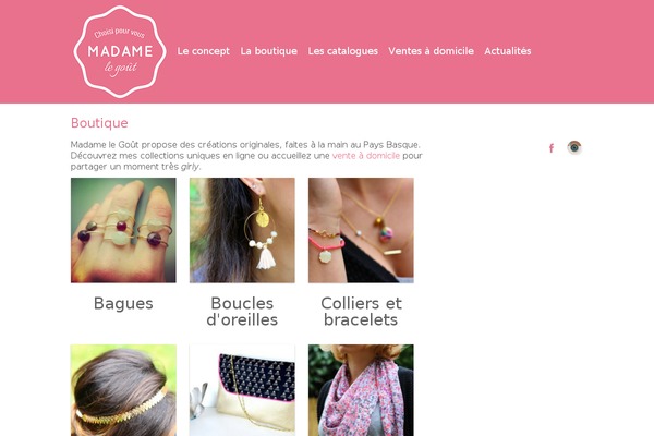 madamelegout.com site used Madame-le-gout