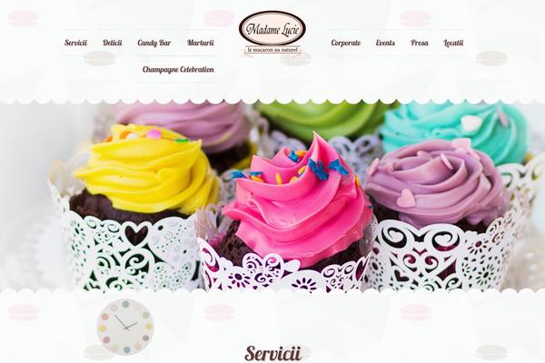 Sweet-cake theme site design template sample