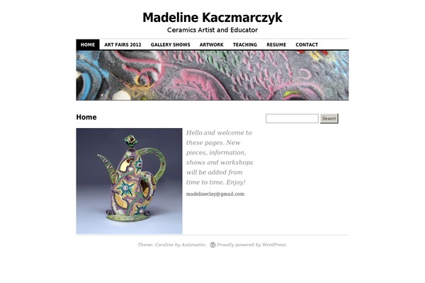 WordPress website example screenshot