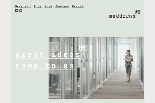 madderns.com.au site used Madderns