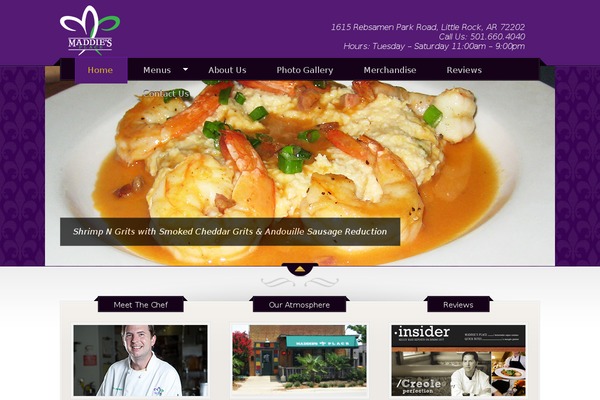 The Restaurant theme site design template sample