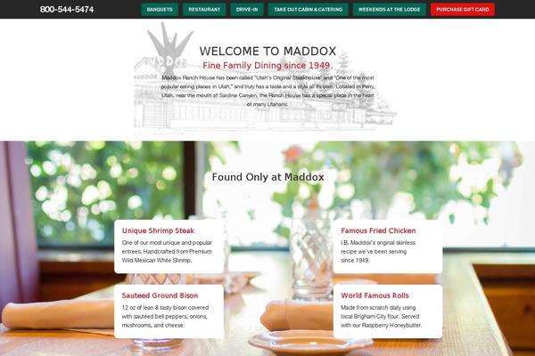 WordPress website example screenshot