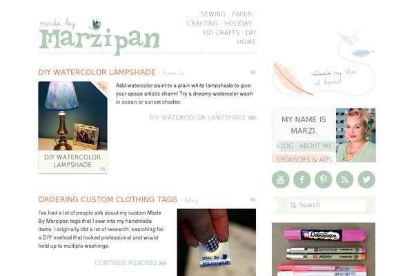 madebymarzipan.com site used Marzipan