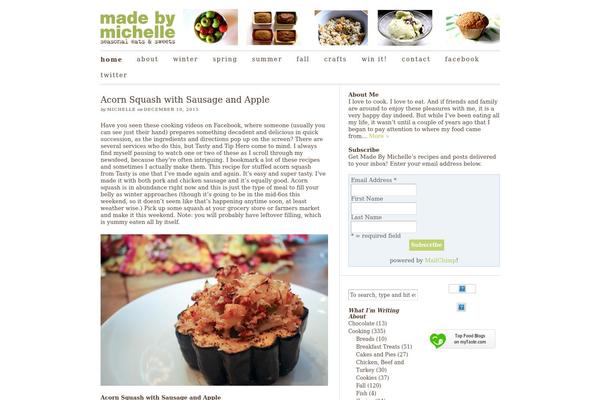 Thesis 1.8 theme site design template sample