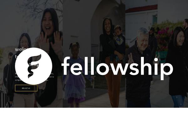 Fellowship theme site design template sample