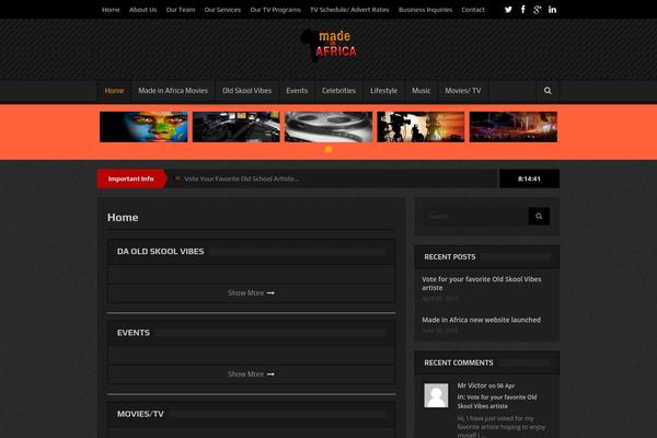 Alterna theme site design template sample