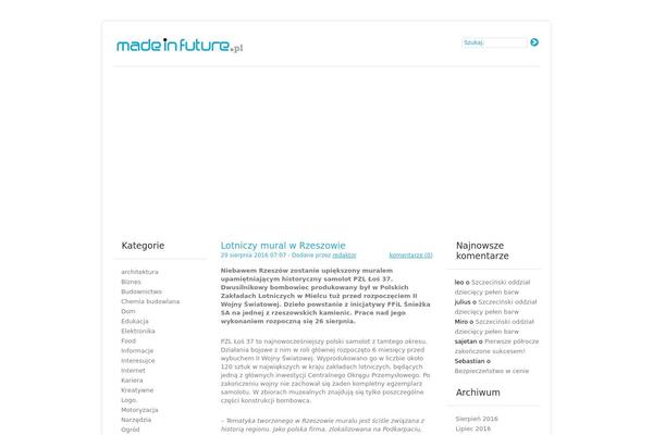 madeinfuture.pl site used Theme1052