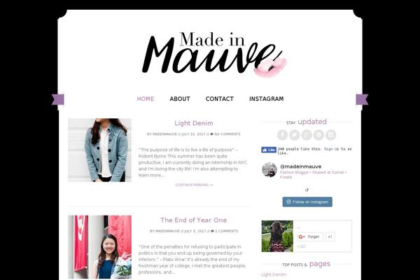 Sugar and Spice theme site design template sample