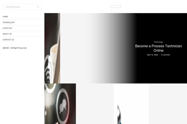 WordPress website example screenshot
