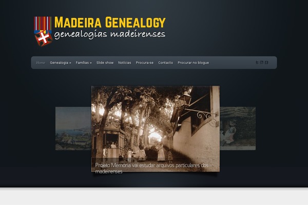 madeiragenealogy.com site used Envisioned