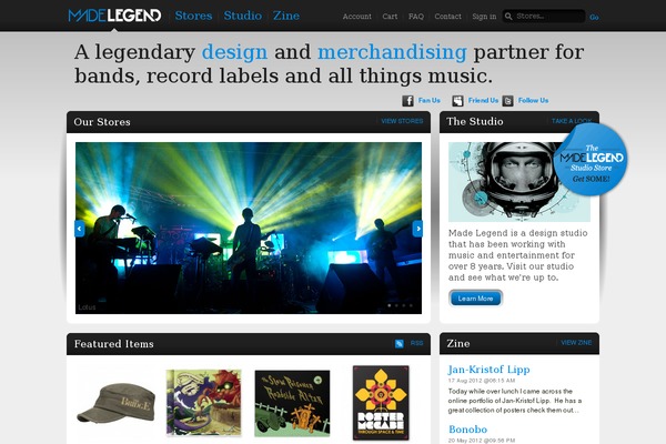 madelegend.com site used Madelegend