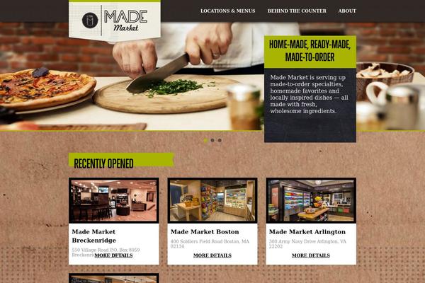 Site using Easy-restaurant-menu-manager plugin