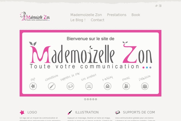 mademoizellezon.fr site used Good Minimal