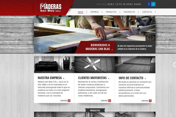 maderasanblas.com.ar site used Sanblas