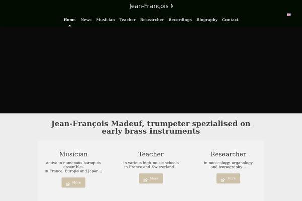WordPress website example screenshot