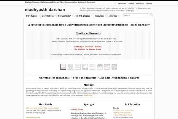 madhyasth-darshan.info site used Suffu Scion