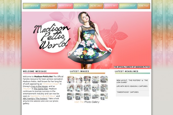 madison-pettis.net site used Madisonworld