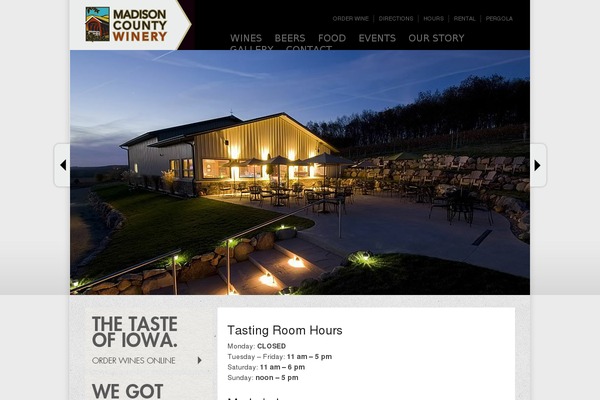 madisoncountywinery.com site used Mcw