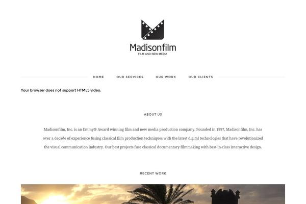 madisonfilm.com site used Balanced