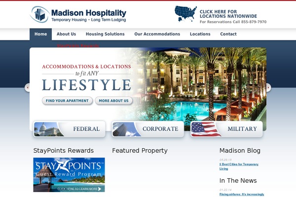 madisonhospitality.com site used Madisonhospitality