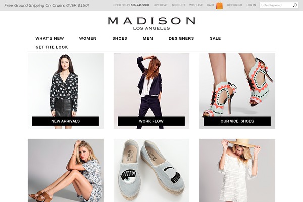 Madison website example screenshot