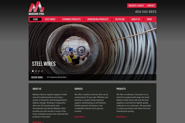madisonsteel.com site used Madison-steel