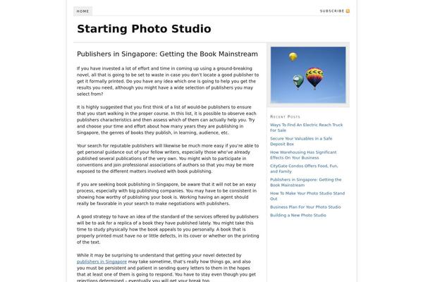 Default theme site design template sample