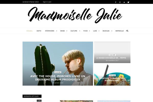 madmoisellejulie.fr site used Ionmag