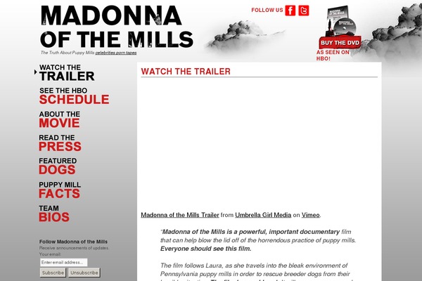 madonnaofthemills.com site used Motm