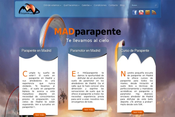 madparapente.es site used Adrenaline-pt-child